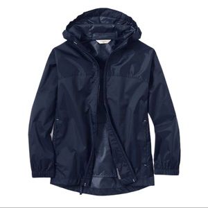 Lands' End boys packable rain jacket Size 8